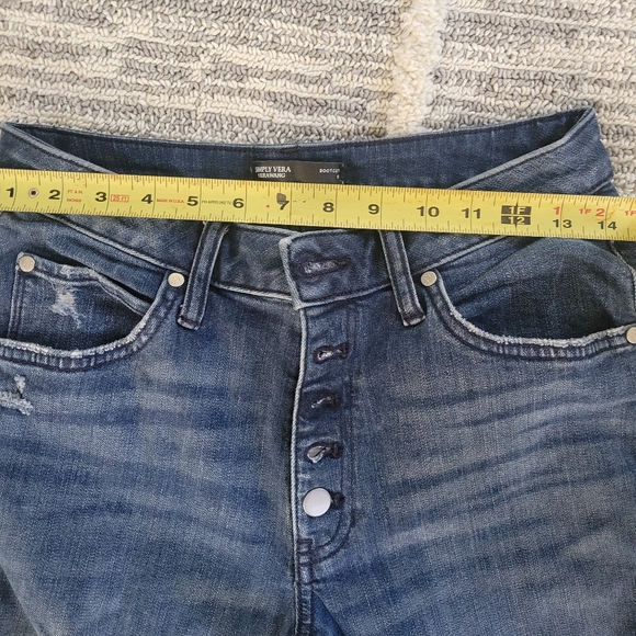 SIMPLY VERA WANG BOOTCUT JEAN SIZE 6 - Picture 13 of 13